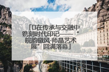 ﻿在传承与交融中镌刻时代印记——“皖韵徽风·师晶艺术展”圆满落幕