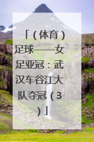 （体育）足球——女足亚冠：武汉车谷江大队夺冠（3）