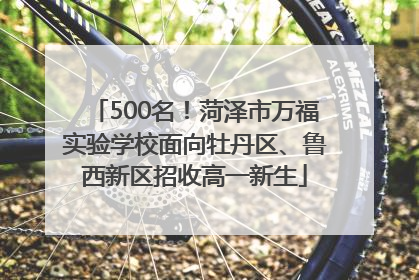 500名！菏泽市万福实验学校面向牡丹区、鲁西新区招收高一新生